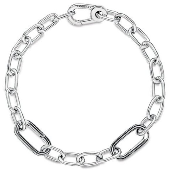 NEW Authentic Pandora ME SMALL-Link Chain Bracelet / Pandora Silver Charms - Picture 1 of 4